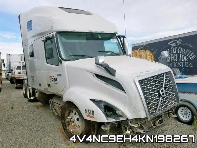 4V4NC9EH4KN198267 2019 Volvo VN, Vnl