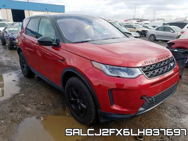 SALCJ2FX6LH837697 2020 Land Rover Discovery, S