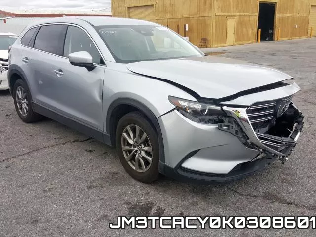 JM3TCACY0K0308601 2019 Mazda CX-9, Touring