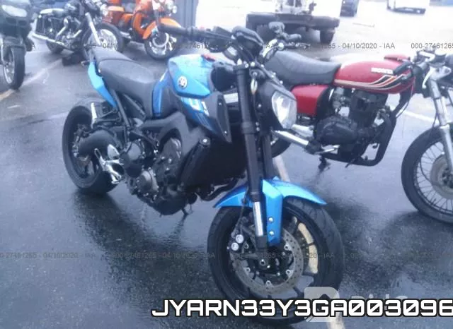 JYARN33Y3GA003096 2016 Yamaha FZ09, C