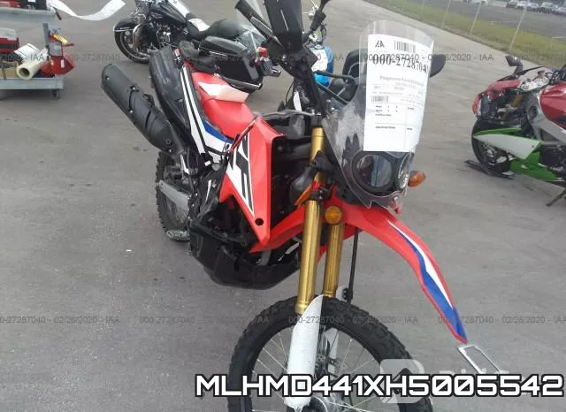 MLHMD441XH5005542 2017 Honda CRF250, L/Rl