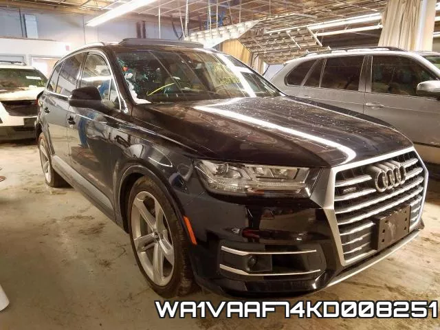 WA1VAAF74KD008251 2019 Audi Q7, Prestige