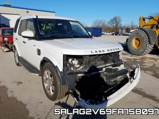 SALAG2V69FA758097 2015 Land Rover LR4, Hse
