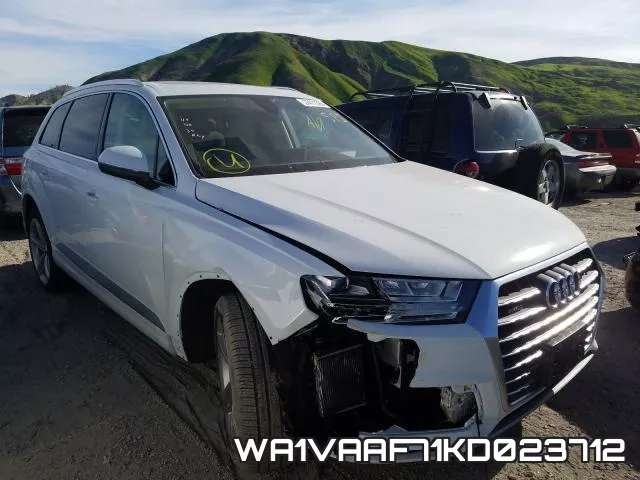 WA1VAAF71KD023712 2019 Audi Q7, Prestige