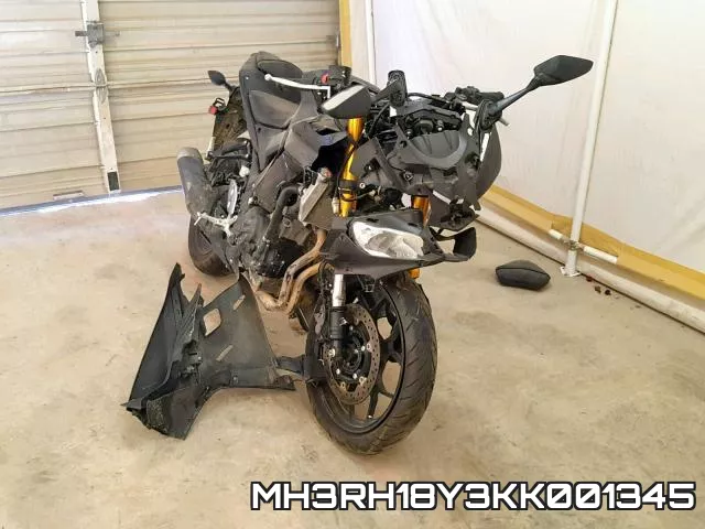 MH3RH18Y3KK001345 2019 Yamaha YZFR3, A