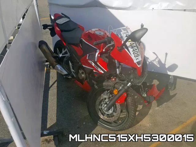 MLHNC515XH5300015 2017 Honda CBR300, RA