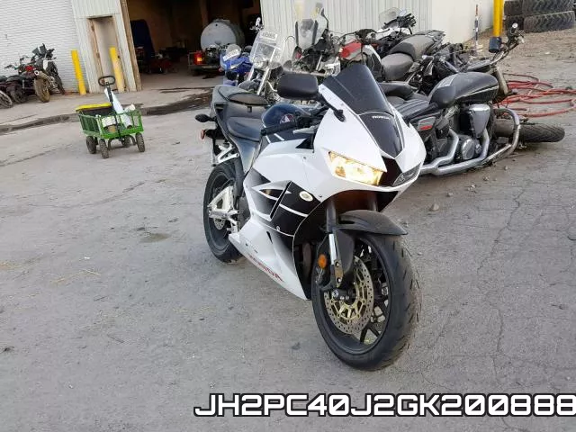 JH2PC40J2GK200888 2016 Honda CBR600, RR