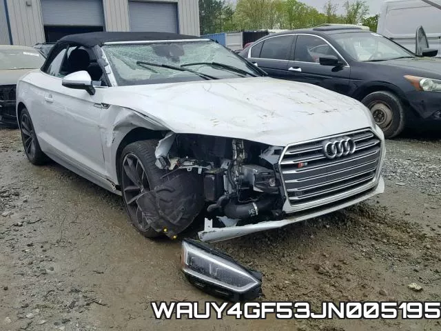 WAUY4GF53JN005195 2018 Audi S5, Premium Plus
