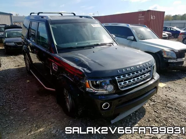 SALAK2V66FA739831 2015 Land Rover LR4, Hse Luxury