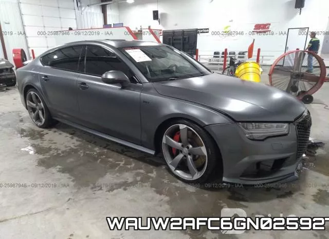 WAUW2AFC6GN025927 2016 Audi S7