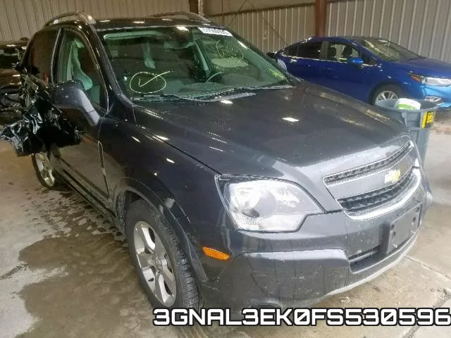 3GNAL3EK0FS530596 2015 Chevrolet Captiva, LT