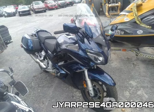 JYARP29E4GA000046 2016 Yamaha FJR1300, A