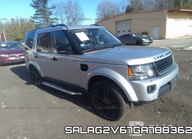 SALAG2V67GA788362 2016 Land Rover LR4, Hse