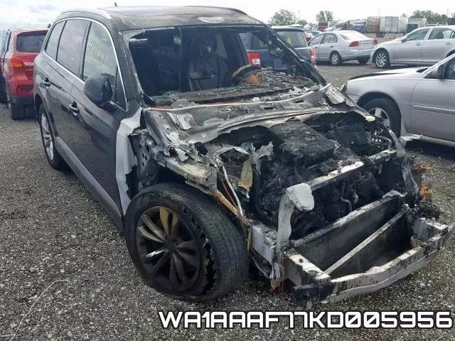 WA1AAAF77KD005956 2019 Audi Q7, Premium