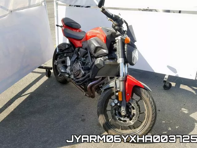 JYARM06YXHA003725 2017 Yamaha FZ07, C