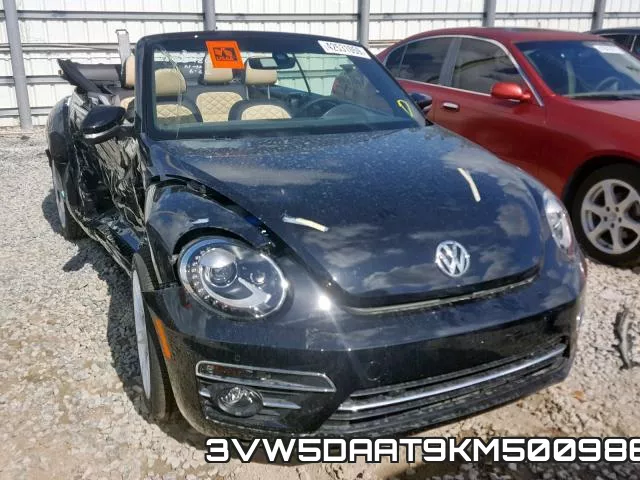 3VW5DAAT9KM500986 2019 Volkswagen Beetle, S