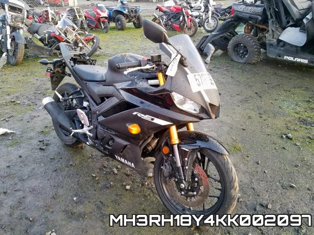 MH3RH18Y4KK002097 2019 Yamaha YZFR3, A