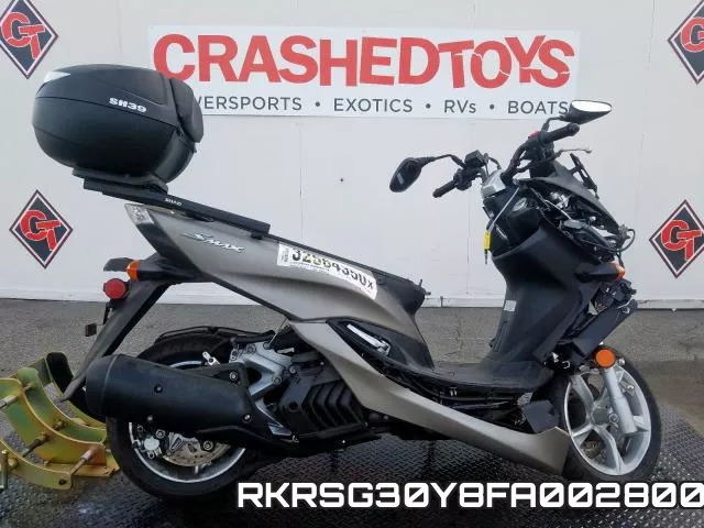 RKRSG30Y8FA002800 2015 Yamaha XC155