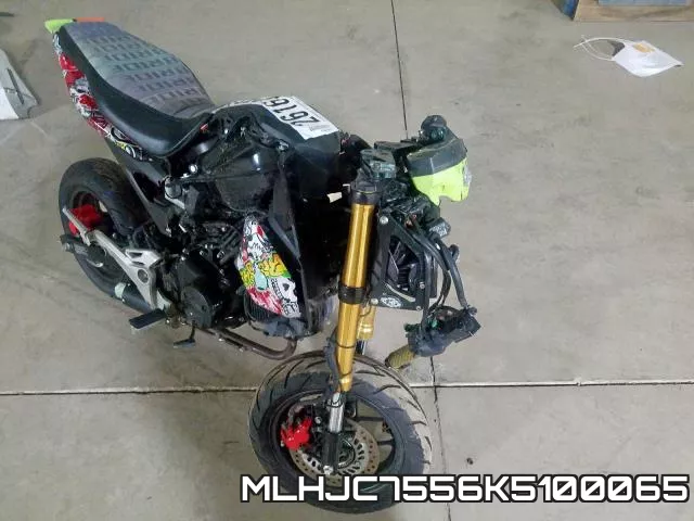 MLHJC7556K5100065 2019 Honda GROM, A