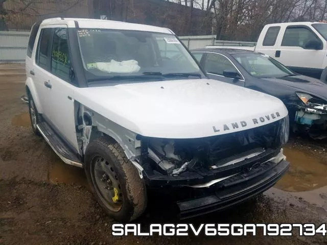 SALAG2V65GA792734 2016 Land Rover LR4, Hse