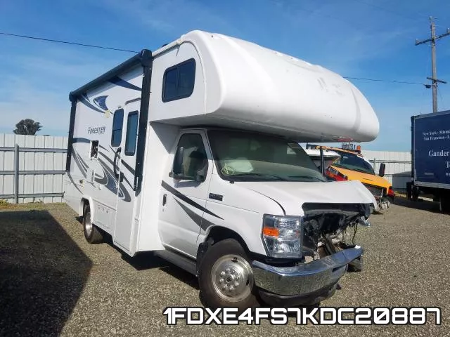 1FDXE4FS7KDC20887 2019 Ford Econoline, E450 Super Duty Cutaway Van