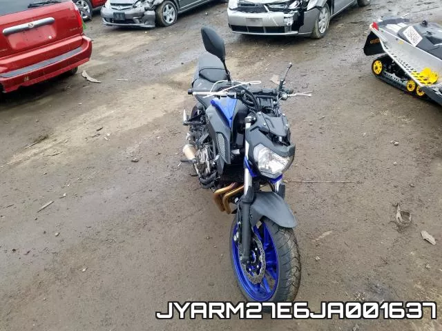 JYARM27E6JA001637 2018 Yamaha MT07