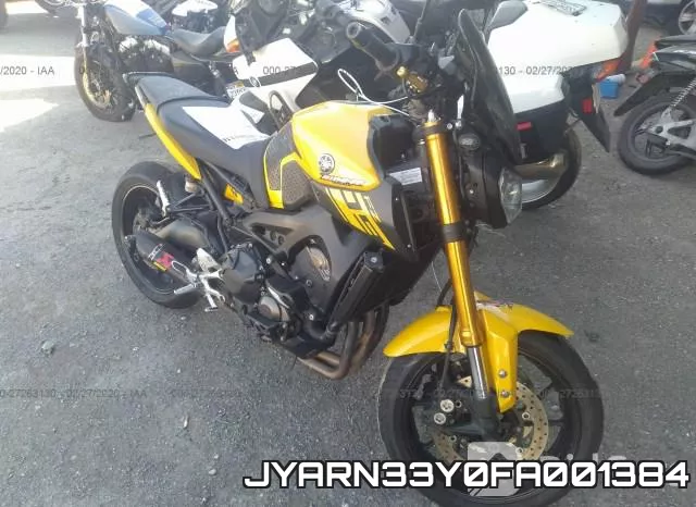 JYARN33Y0FA001384 2015 Yamaha FZ09, C