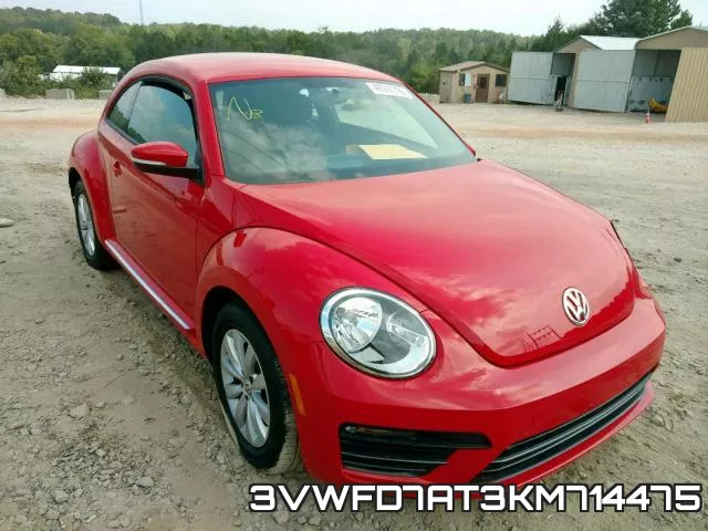 3VWFD7AT3KM714475 2019 Volkswagen Beetle, S