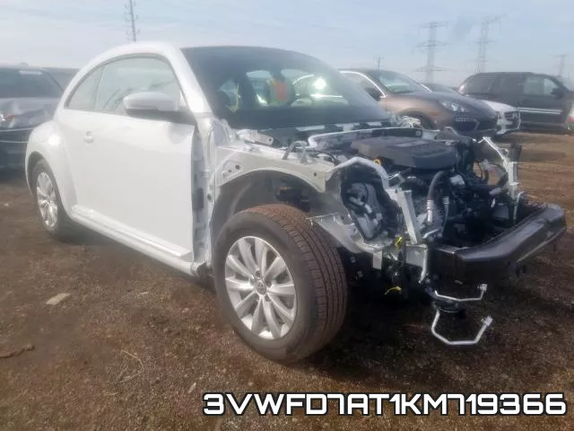 3VWFD7AT1KM719366 2019 Volkswagen Beetle, S