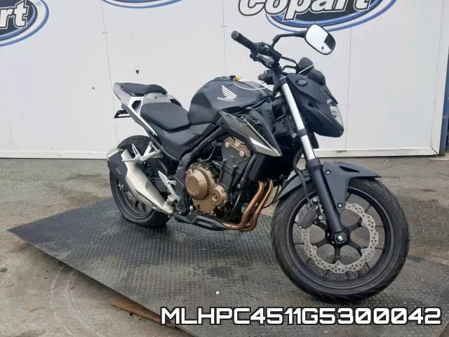 MLHPC4511G5300042 2016 Honda CB500, F