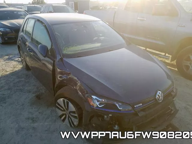 WVWPP7AU6FW908205 2015 Volkswagen E-Golf, Sel Premium