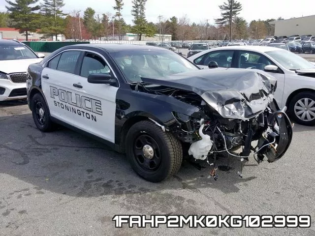 1FAHP2MK0KG102999 2019 Ford Taurus, Police Interceptor