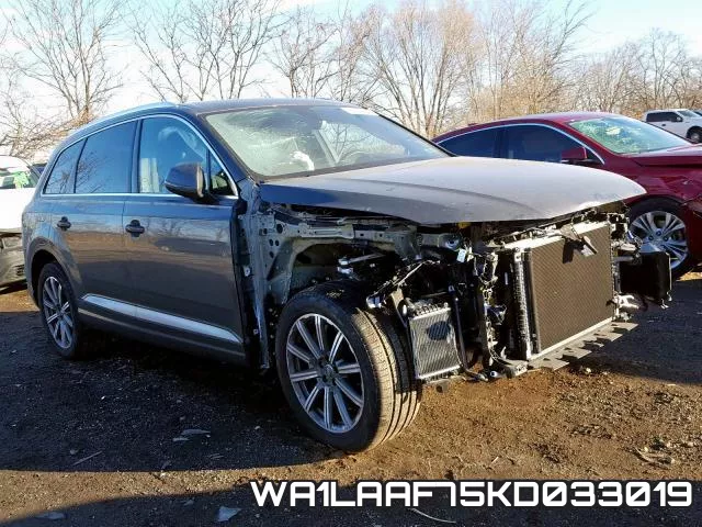 WA1LAAF75KD033019 2019 Audi Q7, Premium Plus