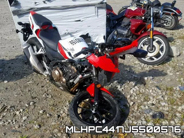 MLHPC4417J5500576 2018 Honda CBR500, R