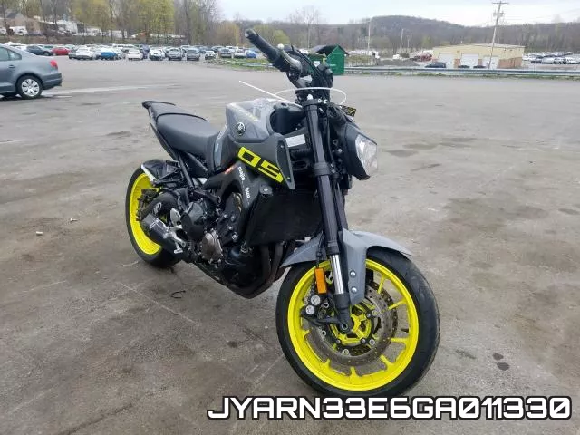 JYARN33E6GA011330 2016 Yamaha FZ09