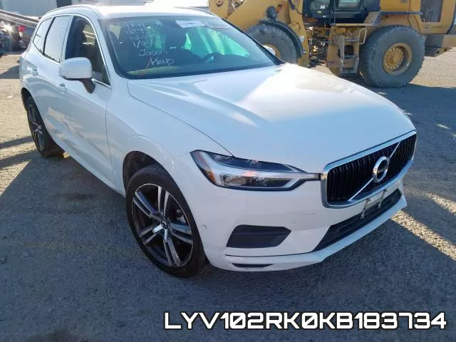 LYV102RK0KB183734 2019 Volvo XC60, T5