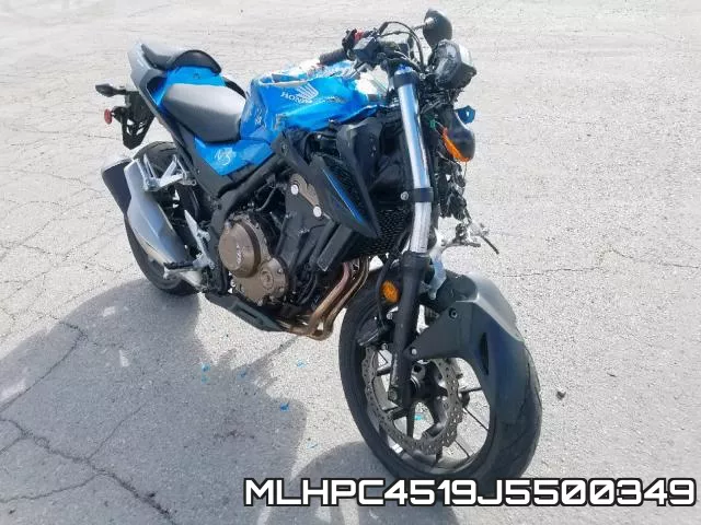 MLHPC4519J5500349 2018 Honda CB500, F