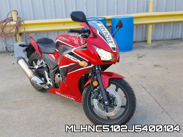 MLHNC5102J5400104 2018 Honda CBR300, R