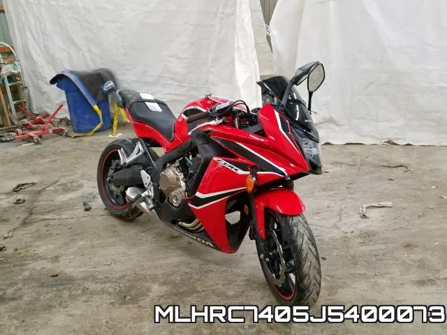 MLHRC7405J5400073 2018 Honda CBR650, F