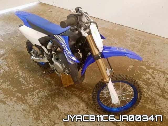 JYACB11C6JA003417 2018 Yamaha YZ65
