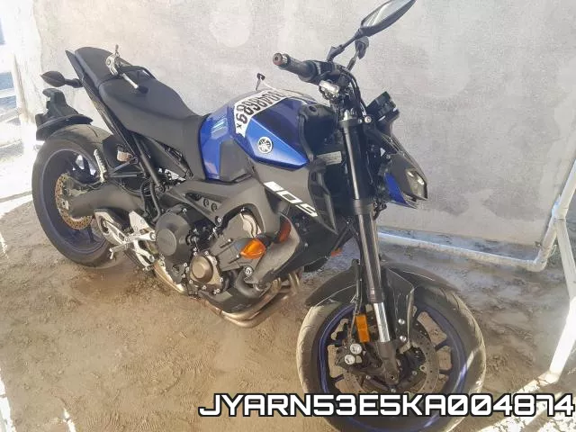 JYARN53E5KA004874 2019 Yamaha MT09