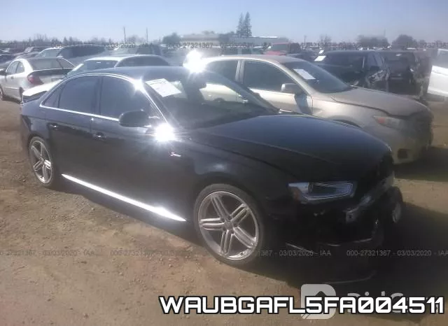 WAUBGAFL5FA004511 2015 Audi S4, Premium Plus