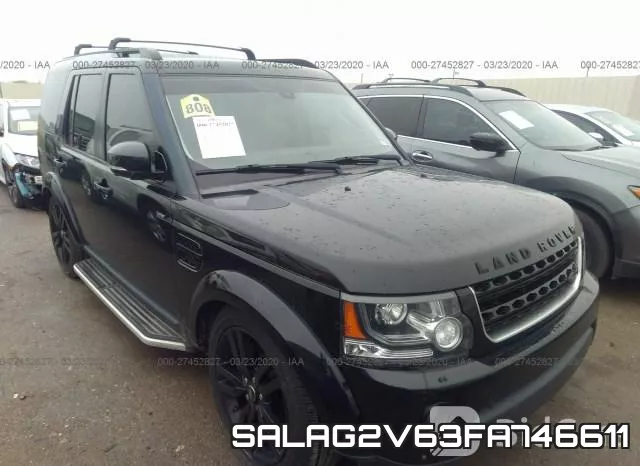 SALAG2V63FA746611 2015 Land Rover LR4, Hse