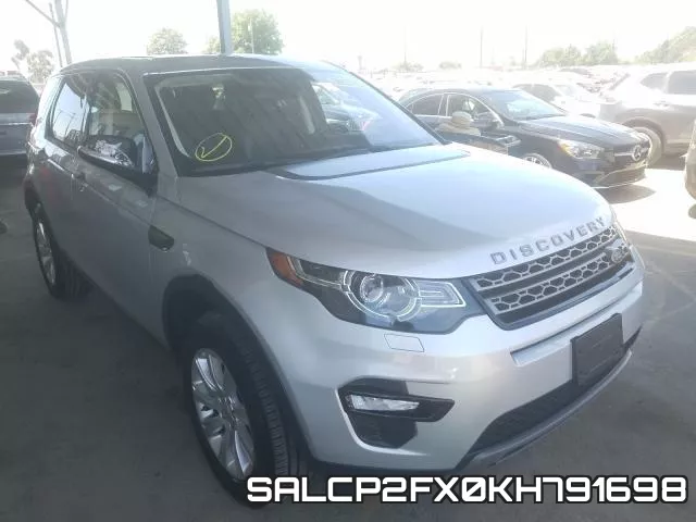 SALCP2FX0KH791698 2019 Land Rover Discovery, SE