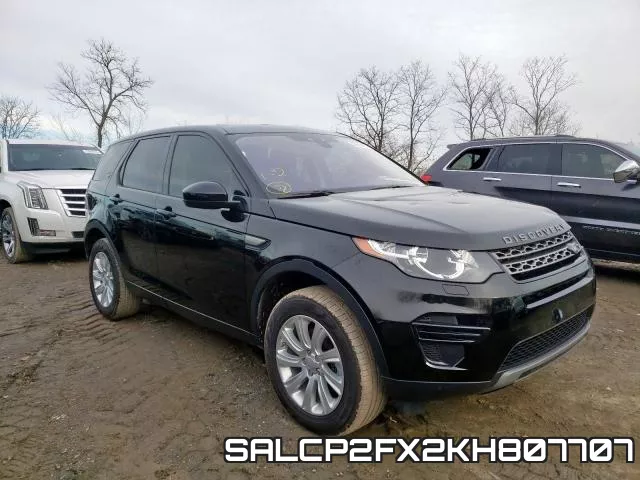 SALCP2FX2KH807707 2019 Land Rover Discovery, SE