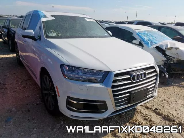 WA1LAAF7XKD048261 2019 Audi Q7, Premium Plus