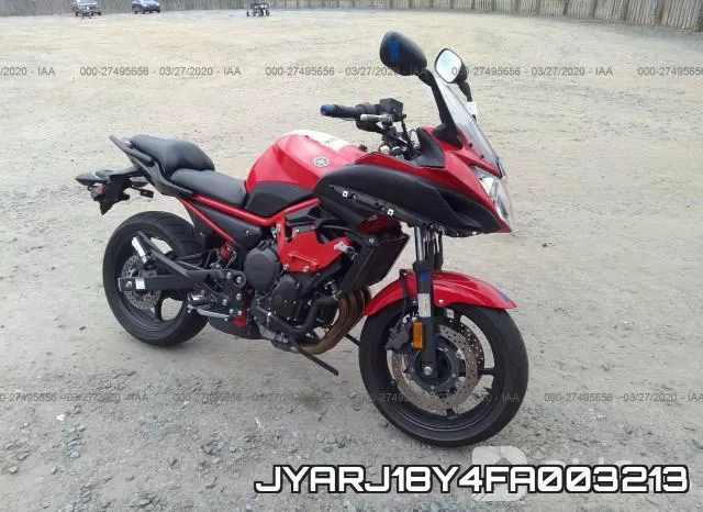 JYARJ18Y4FA003213 2015 Yamaha FZ6, RC
