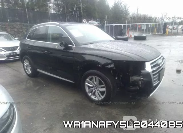 WA1ANAFY5L2044085 2020 Audi Q5, Premium
