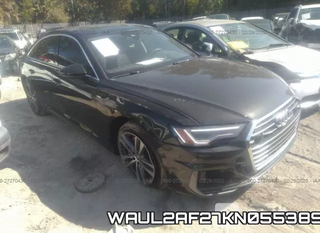 WAUL2AF27KN055389 2019 Audi A6, Premium Plus