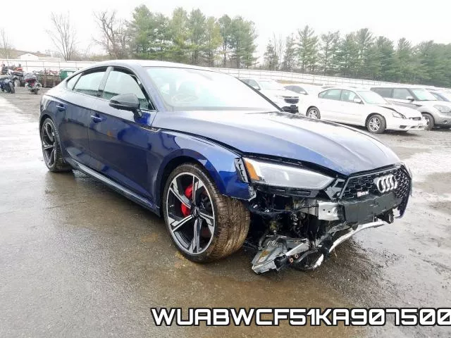 WUABWCF51KA907500 2019 Audi RS5